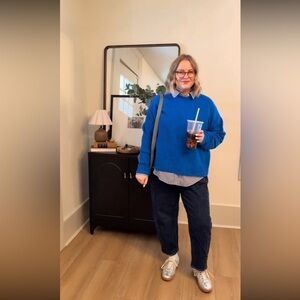 Old navy high waisted barrel ankle jeans